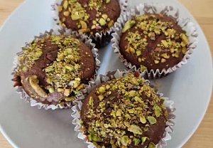 Pistaciové muffinky (méně sladké) 1 muff 2 VJ