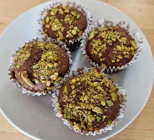 Pistaciové muffinky (méně sladké) 1 muff 2 VJ