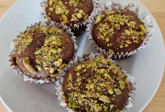 Pistaciové muffinky (méně sladké) 1 muff 2 VJ