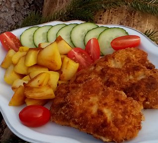 Šťavnaté telecí řízky se sýrem