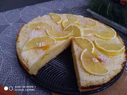 Šťavnatý citronový koláč