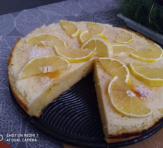Šťavnatý citronový koláč