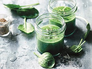 Okurkovo-špenátové smoothie Okurkovo-špenátové smoothie