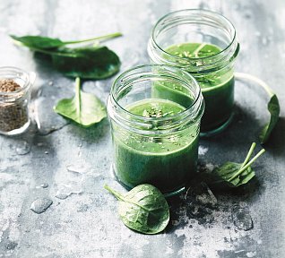 Okurkovo-špenátové smoothie