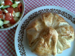 Prokládaný česnekový Hermelín