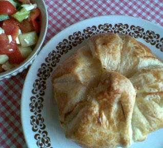 Prokládaný česnekový Hermelín