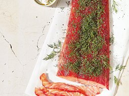 Marinovaný losos - gravlax