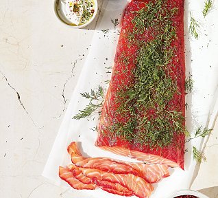 Marinovaný losos - gravlax Marinovaný losos - gravlax