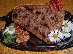 Čokoládovo-ořechová vláčná bábovka / beránek