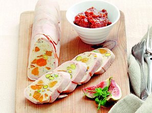 Kuřecí terinka s fíkovým čatní