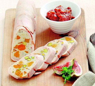 Kuřecí terinka s fíkovým čatní