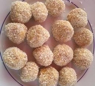 Pomerančové kuličky obalené v kokosu
