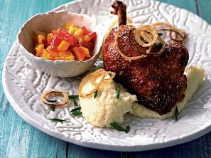 Kuře s pastinákovým pyré