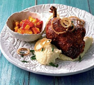 Kuře s pastinákovým pyré