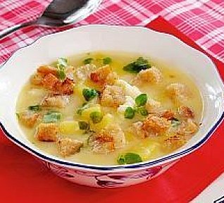 Pivní bramborová polévka