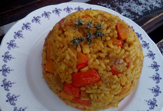 Dýňová rýže