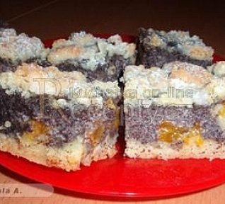 Křehký, výjimečně dobrý makový koláč