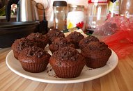 Exkluzivní čokoládové muffiny
