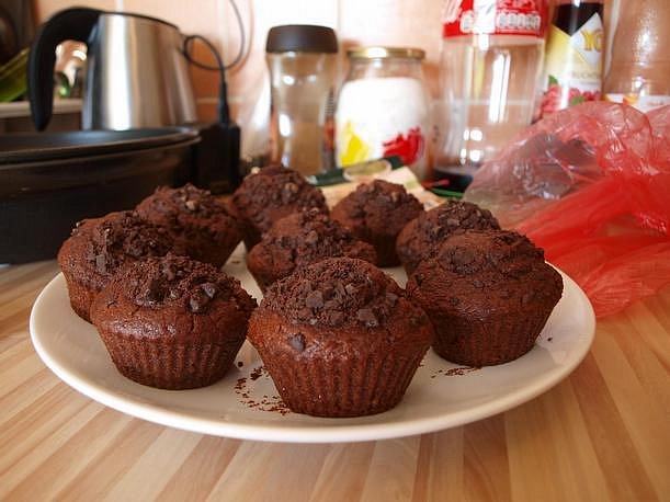 Exkluzivní čokoládové muffiny