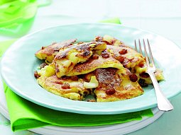 Trhanec s jablky a rozinkami