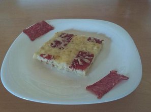 Slaný koláč s brynzou Slaný koláč s brynzou
