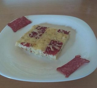 Slaný koláč s brynzou