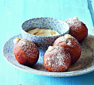 Koblížky plněné krémem