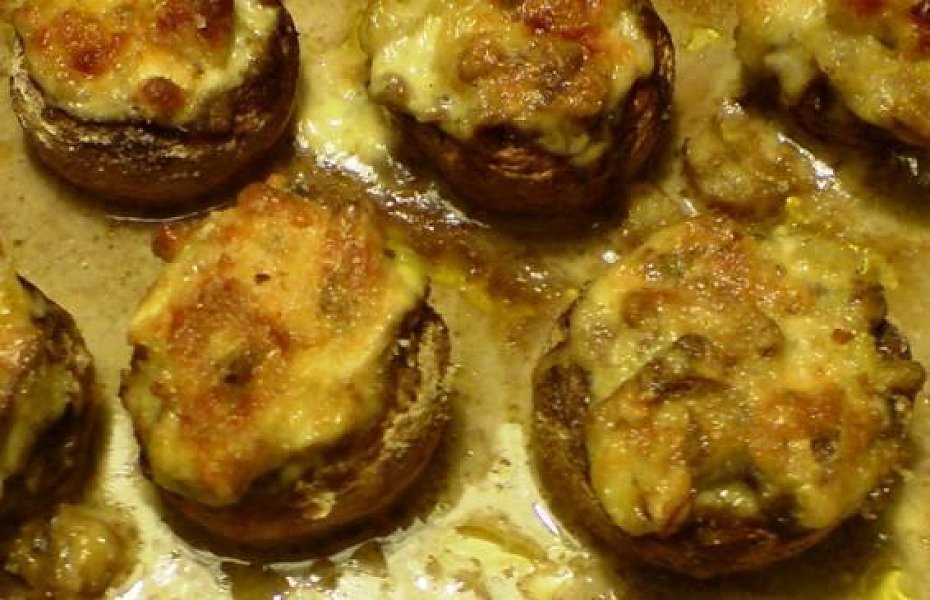 Plněné žampiony II.