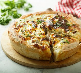 Domácí francouzský quiche