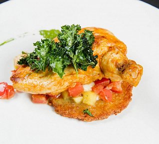 Kuře na bramboráku