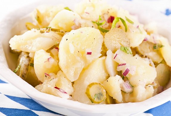Restovaný bramborový salát podle Zdeňka Pohlreicha