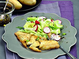 Treska se salátem