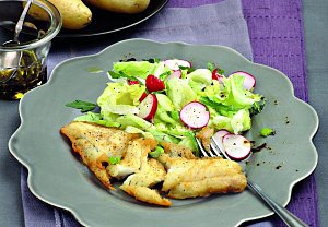 Treska se salátem