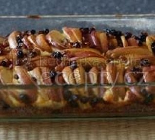 Tvarohový nákyp s jablky