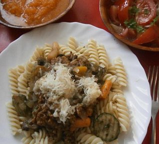 Zeleninová směs na špagety