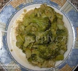 Pečená brokolice se zázvorem