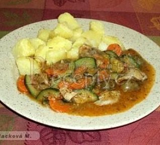 Kuřecí maso na řecký způsob