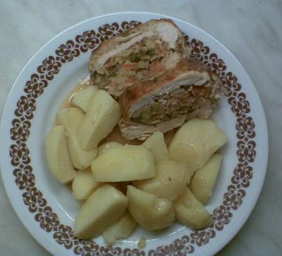 Roláda s paštikovou směsí