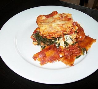 Špenátové lasagne Špenátové lasagne