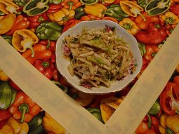 Fenyklový salát s čínským zelím