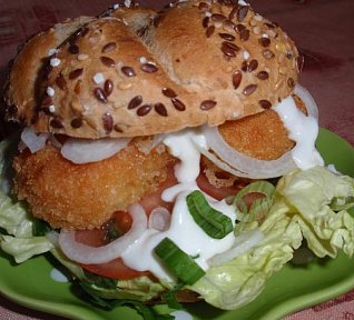 Olomoucké burgery nebo bagetky