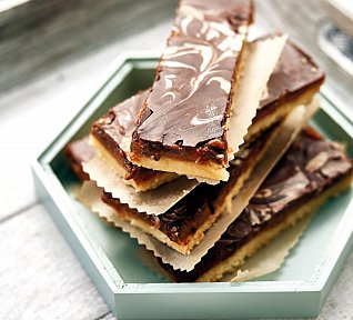 Milionářské řezy se slaným karamelem