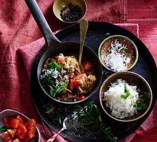 Kuře na pepři s rajčaty