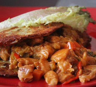 Bramboráčky s masovou směsí