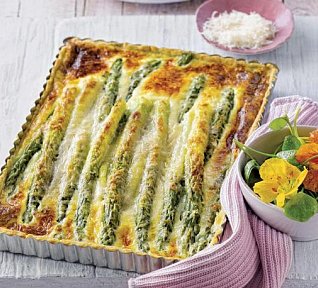 Slaný chřestový koláč