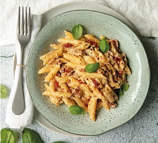 Těstoviny se sušenými rajčaty