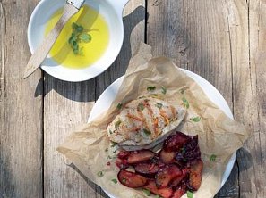 Kuřecí prsa na švestkách