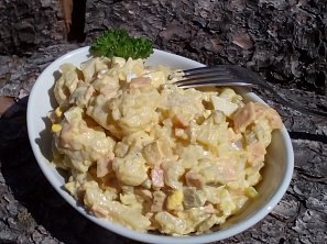 Květákovo-bramborový salát