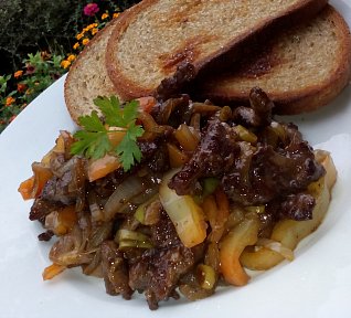 Bruselské hovězí - minutka Bruselské hovězí - minutka