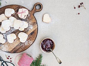 Linecká srdíčka bez lepku